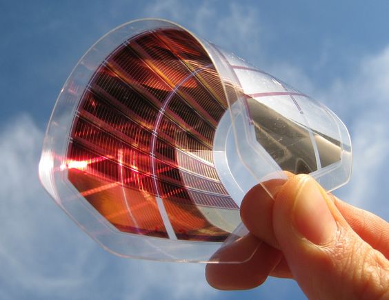 panel solar de alas de mariposa
