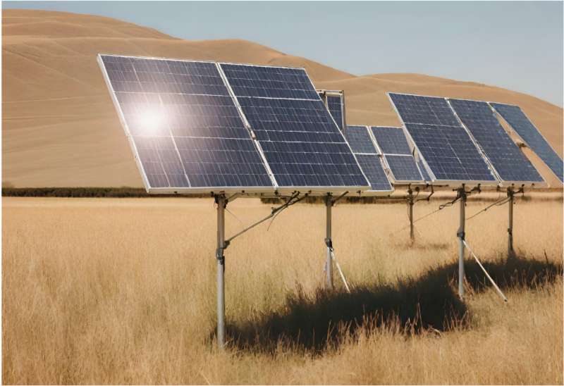 Paneles solares verticales sostenibilidad