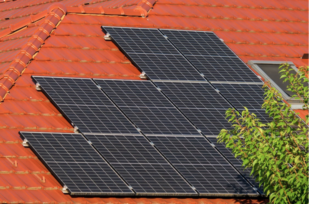 Placas solares sostenible