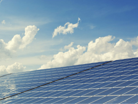 Placas solares sostenible