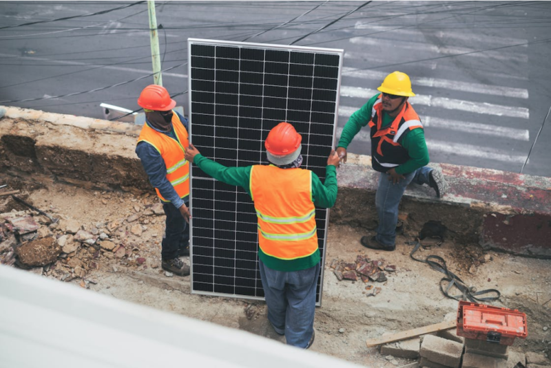 Paneles solares Interconectados independientes