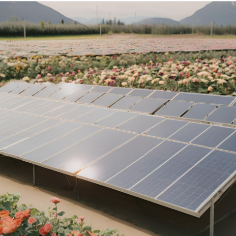 plantas aromáticas paneles solares