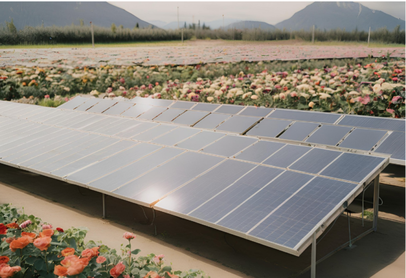 plantas aromáticas paneles solares